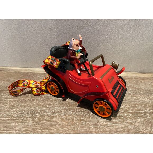 Disney Parks Mr. Toad's Wild Ride 50th Anniversary Red Popcorn Bucket Souvenir - Picture 1 of 3